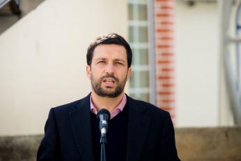 Deslocação no comboio que liga o Bombarral às Caldas da Rainha