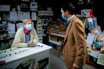 Contacto com comerciantes em Alcácer do Sal