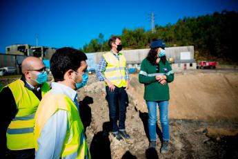 Visita à obra de remoção de resíduos perigosos de São Pedro da Cova