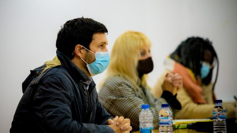 Encontro com agricultores, Pias