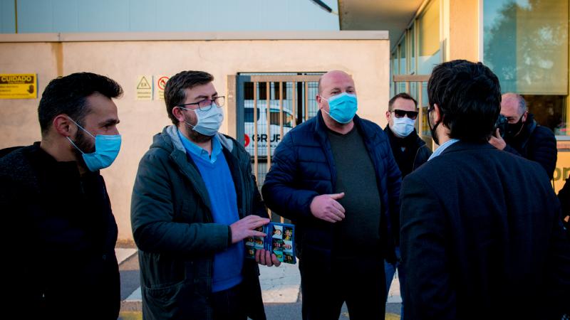 Contacto com trabalhadores da Continental Mabor