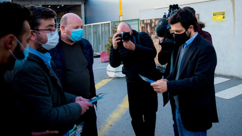 Contacto com trabalhadores da Continental Mabor