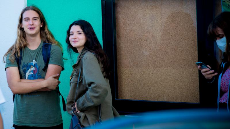 Comício com jovens apoiantes da candidatura, Seixal