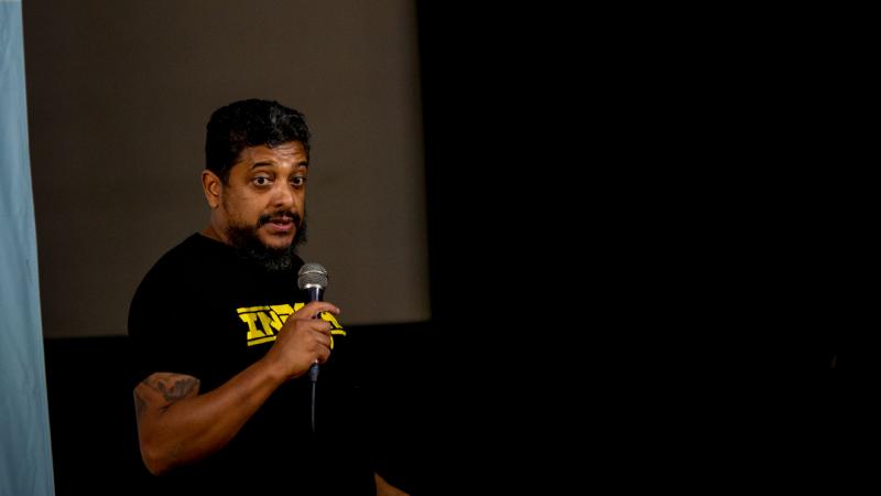 Comício com jovens apoiantes da candidatura, Seixal