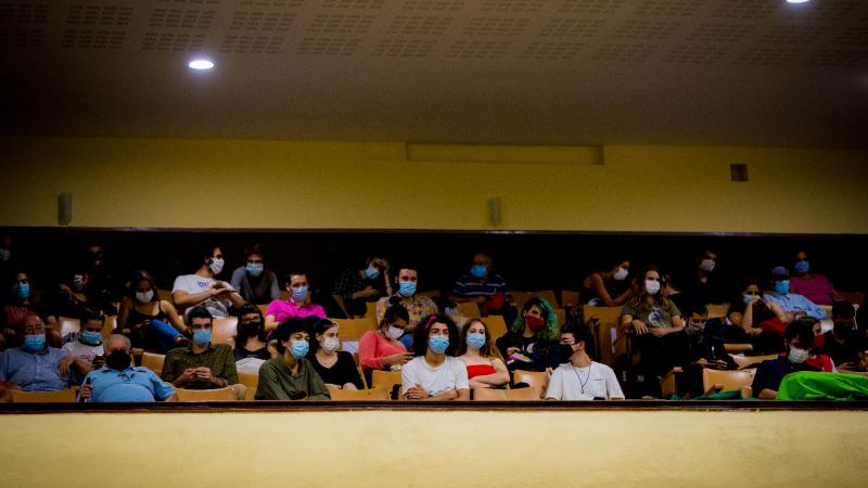 Comício com jovens apoiantes da candidatura, Seixal