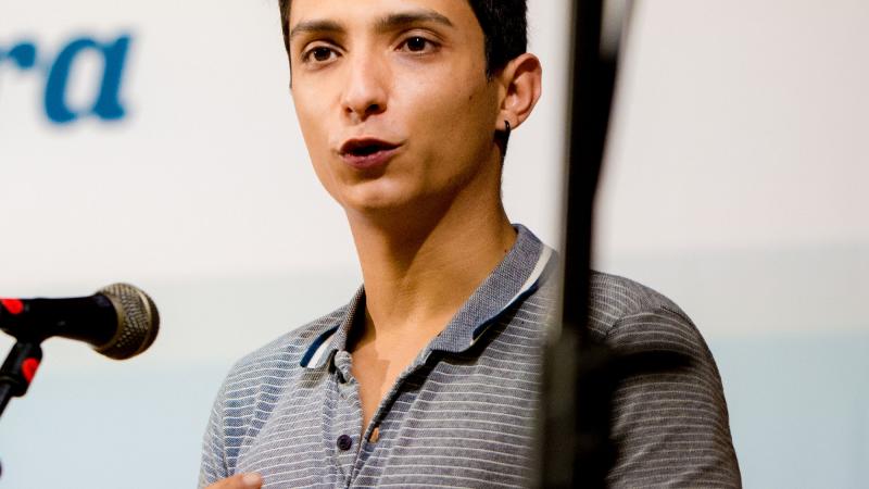 Comício com jovens apoiantes da candidatura, Seixal