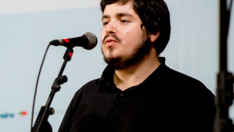 Comício com jovens apoiantes da candidatura, Seixal