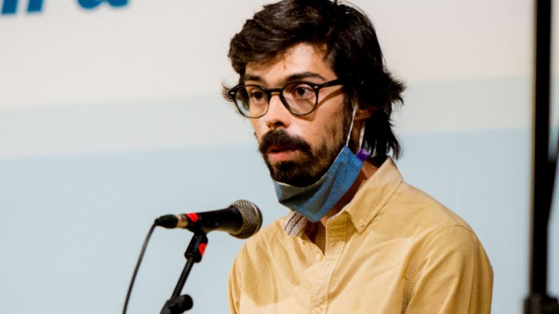 Comício com jovens apoiantes da candidatura, Seixal