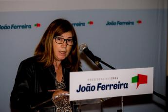 Encontro com trabalhadores do sector da saúde apoiantes da candidatura e apresentação do mandatário regional, Lisboa