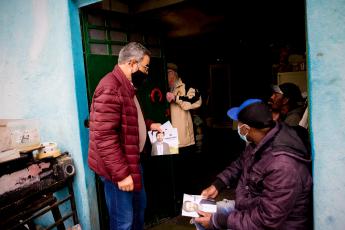 Visita e encontro na Associação Moinho da Juventude, Cova da Moura, Amadora
