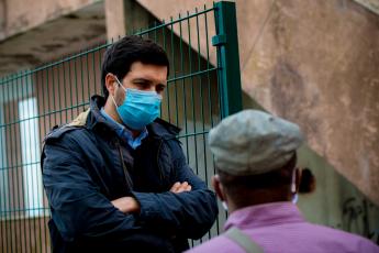 Visita e encontro na Associação Moinho da Juventude, Cova da Moura, Amadora