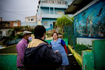 Visita e encontro na Associação Moinho da Juventude, Cova da Moura, Amadora