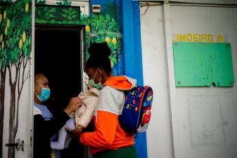 Visita e encontro na Associação Moinho da Juventude, Cova da Moura, Amadora