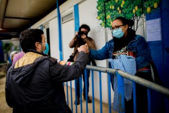 Visita e encontro na Associação Moinho da Juventude, Cova da Moura, Amadora
