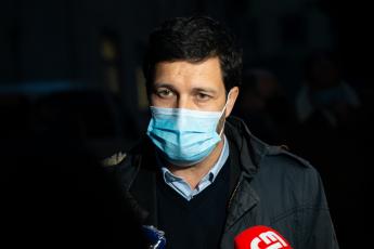 Vigília do sector do táxi, Lisboa, em frente ao Ministério do Ambiente e da Ação Climática