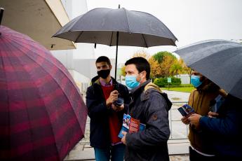 Contacto com os trabalhadores Continental Mabor