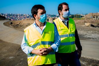 Visita à obra de remoção de resíduos perigosos de São Pedro da Cova