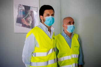 Visita à obra de remoção de resíduos perigosos de São Pedro da Cova