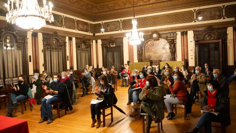 Encontro com trabalhadores do sector da saúde apoiantes da candidatura e apresentação do mandatário regional, Lisboa