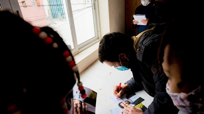 Visita e encontro na Associação Moinho da Juventude, Cova da Moura, Amadora