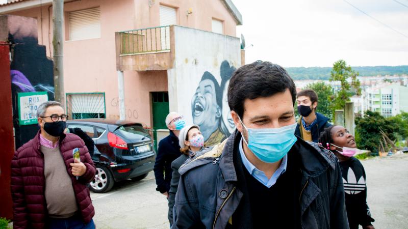Visita e encontro na Associação Moinho da Juventude, Cova da Moura, Amadora