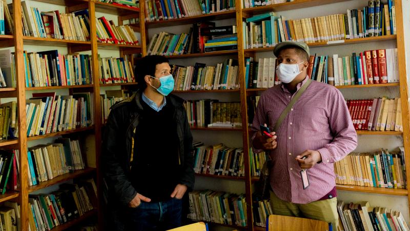 Visita e encontro na Associação Moinho da Juventude, Cova da Moura, Amadora