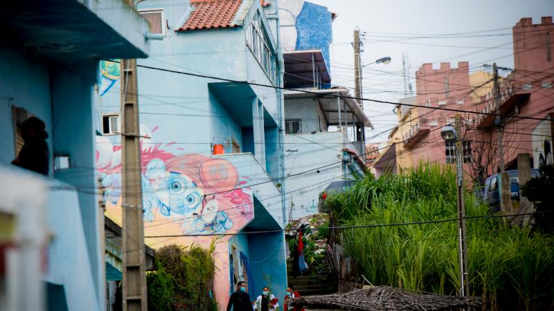 Visita e encontro na Associação Moinho da Juventude, Cova da Moura, Amadora