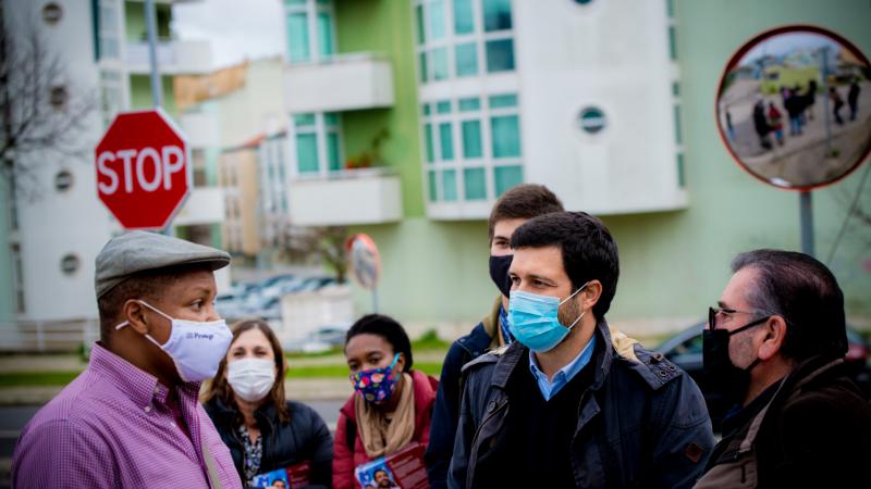 Visita e encontro na Associação Moinho da Juventude, Cova da Moura, Amadora