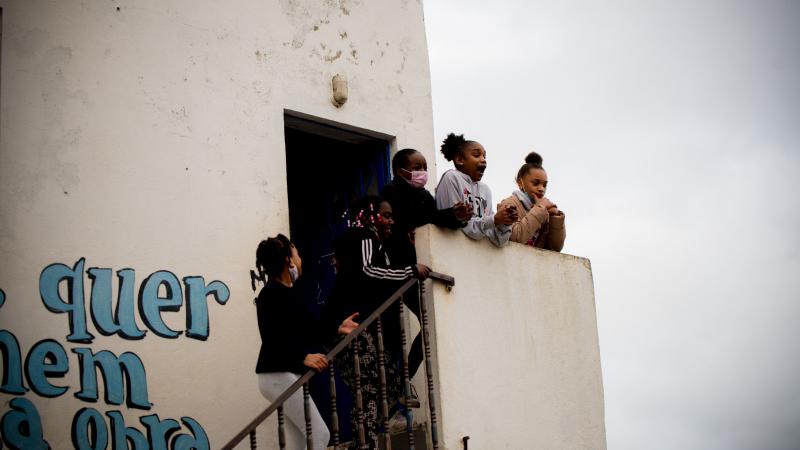 Visita e encontro na Associação Moinho da Juventude, Cova da Moura, Amadora