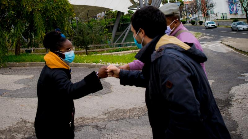 Visita e encontro na Associação Moinho da Juventude, Cova da Moura, Amadora