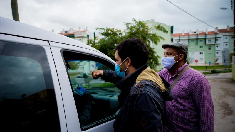 Visita e encontro na Associação Moinho da Juventude, Cova da Moura, Amadora