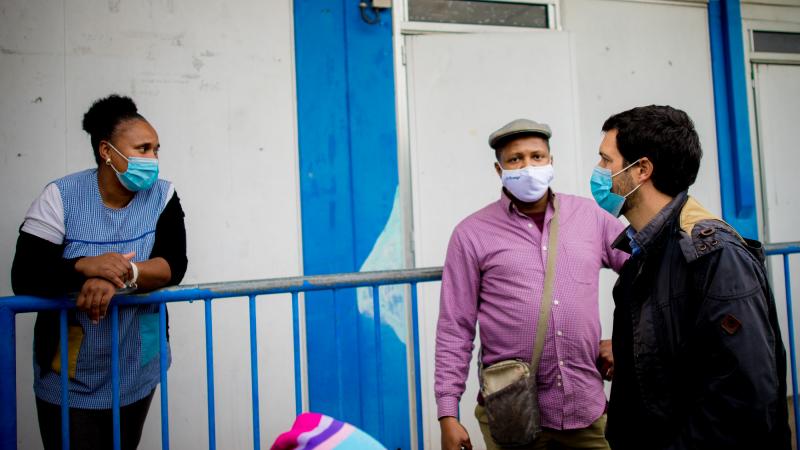 Visita e encontro na Associação Moinho da Juventude, Cova da Moura, Amadora