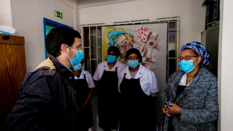 Visita e encontro na Associação Moinho da Juventude, Cova da Moura, Amadora