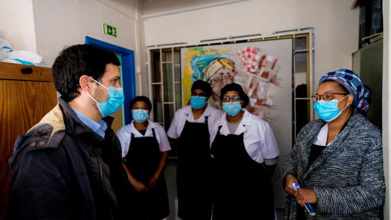 Visita e encontro na Associação Moinho da Juventude, Cova da Moura, Amadora
