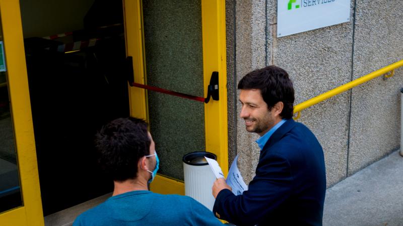 Contacto com trabalhadores da Divisão de Higiene e Limpeza da Câmara Municipal de Évora