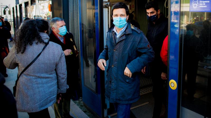 Acção em defesa dos transportes públicos. Deslocação no Metro Sul do Tejo, Corroios/Pragal