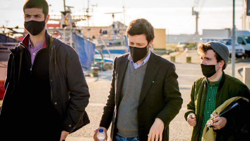 Encontro com trabalhadores dos antigos estaleiros navais