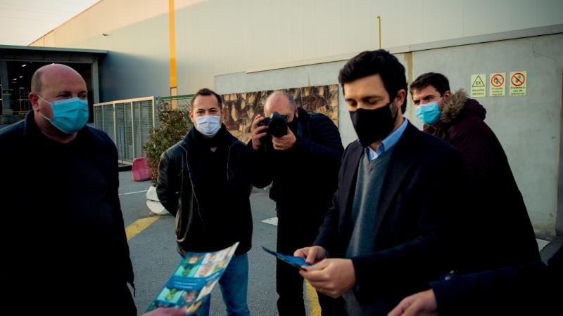 Contacto com trabalhadores da Continental Mabor