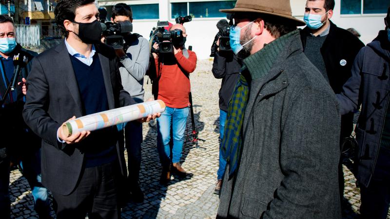 Contacto com trabalhadores da educação, Escola António Arroio, Lisboa