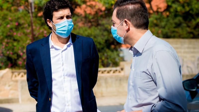 Contacto com os trabalhadores da FAGAR, empresa municipal de águas e resíduos de Faro, Horta da Areia