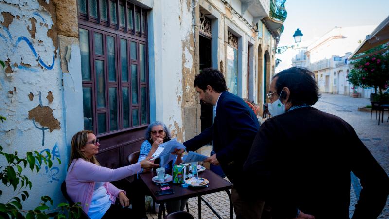 Intervenção pública na Avenida da República, Olhão