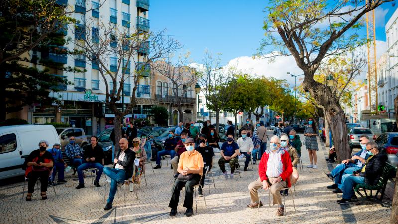 Intervenção pública na Avenida da República, Olhão