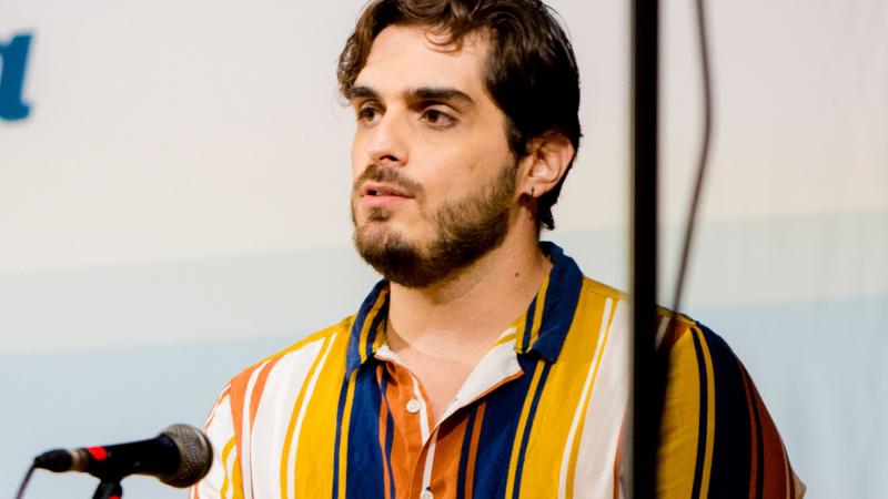 Comício com jovens apoiantes da candidatura, Seixal