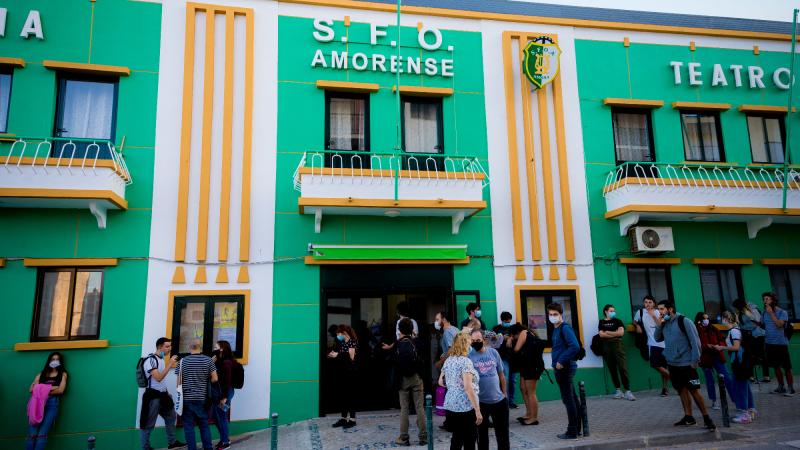 Comício com jovens apoiantes da candidatura, Seixal