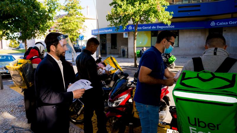 Contacto com a população do Barreiro