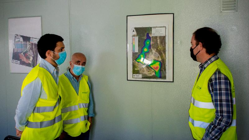 Visita à obra de remoção de resíduos perigosos de São Pedro da Cova