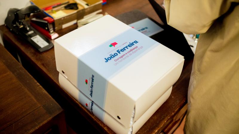 Entrega processo de candidatura no Tribunal Constitucional, Lisboa