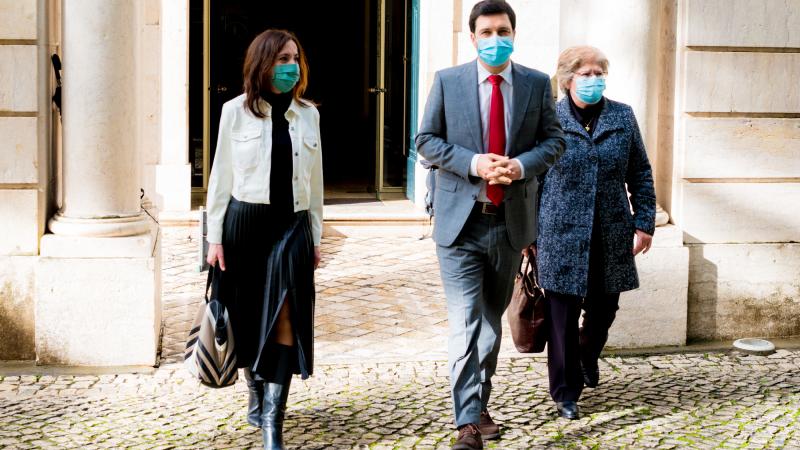 Entrega processo de candidatura no Tribunal Constitucional, Lisboa