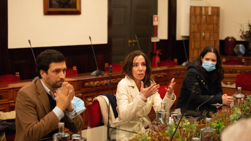 Encontro com a presidente da Câmara Municipal de Setúbal
