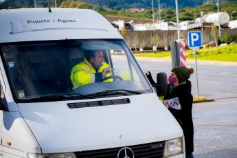 Contacto com os trabalhadores da recolha de resíduos sólidos dos SMAS de Sintra